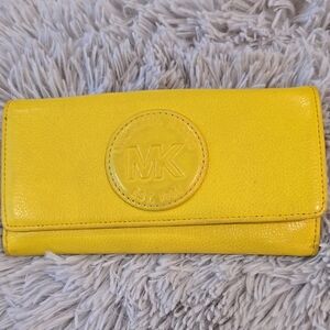 Michael Kors Vibrant Yellow Wallet